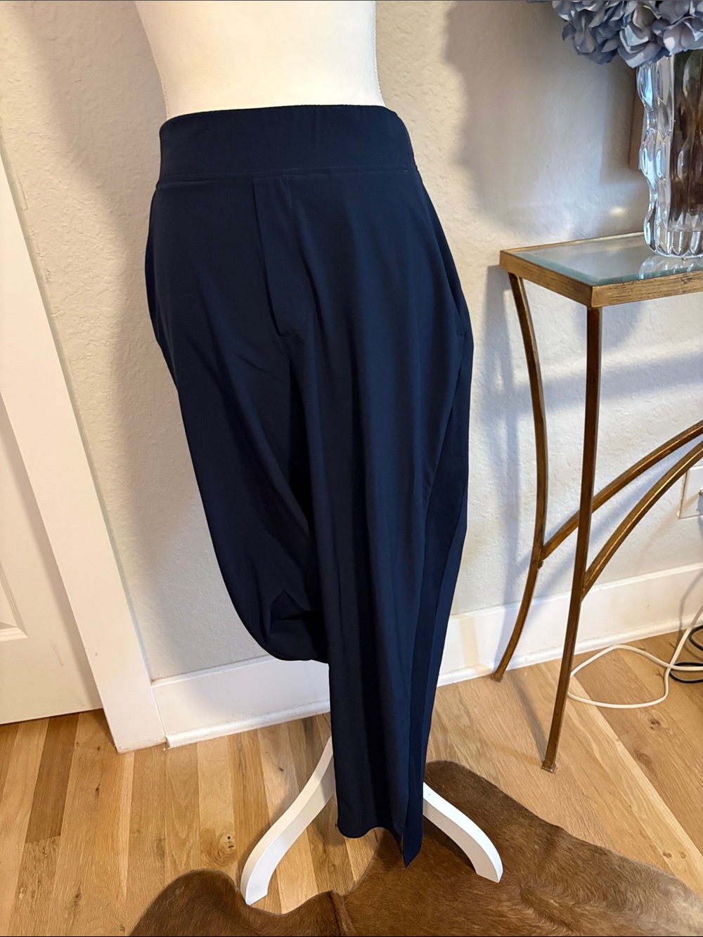 AthletaWomen's Navy Relaxed Stretch Pull-On Pants